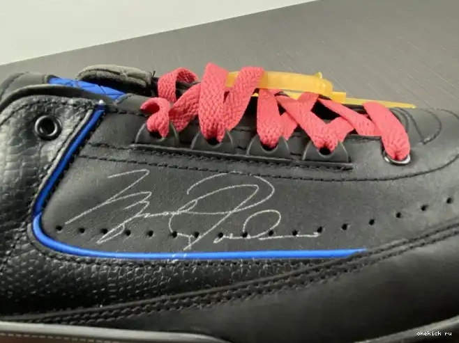 Chep Onekick 2 Black Retro Low Blue Jordan SP DJ4375-004 Off-White 0517